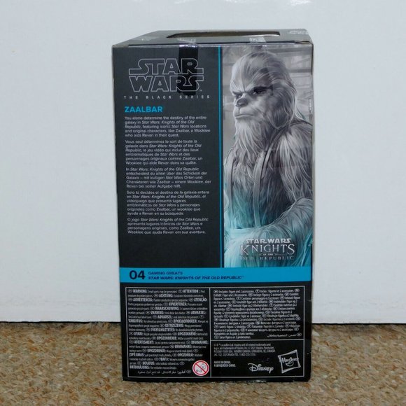 2021 Hasbro Star Wars Black Series Gaming Greats 6" Zaalbar MIB New KOTOR - Picture 2 of 7